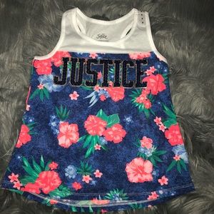 Justice kids tank top
